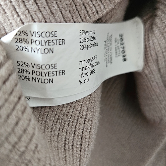 BLACK TAPE Ruby Tunic Sweater XS/S in TAUPE MELANGE - Picture 6 of 6